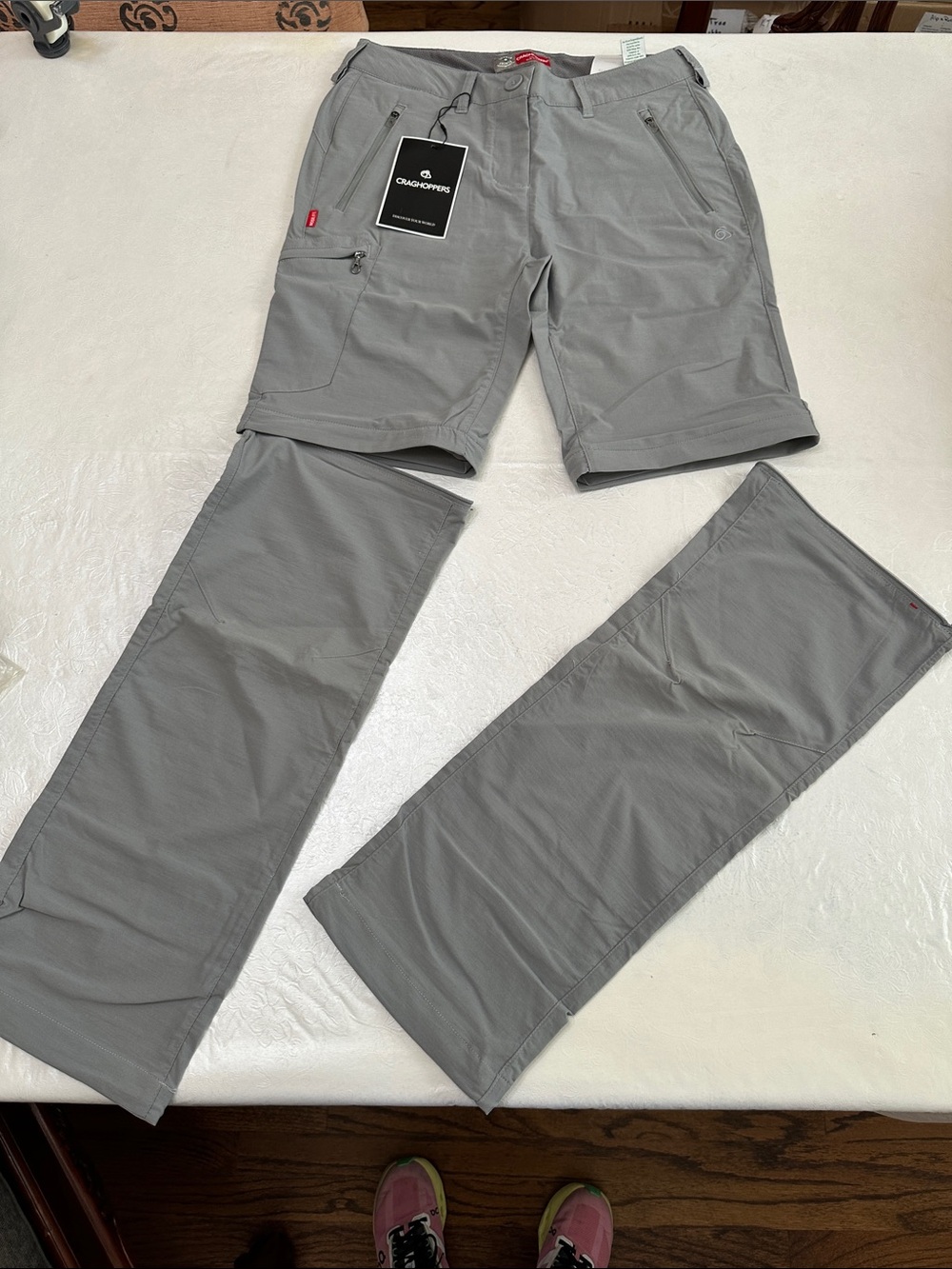 Craghoppers NOSILIFE PRO CONVERTIBLE TROUSER - Cloud Grey